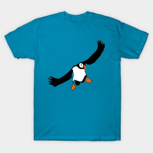 Puffin fly in T-Shirt